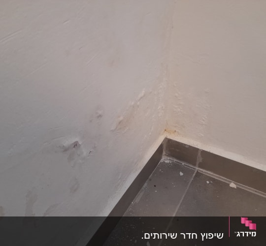שיפוץ חדר שירותים.